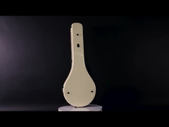 Hardshell banjokoffers met 5 sloten standaardformaat en schuimvulling aan de binnenkant