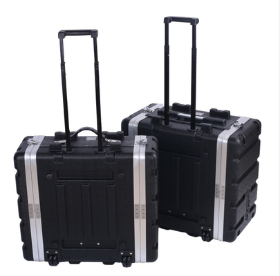 Het gemakkelijke Rolling Rek van Carry Audio 4U 3U zet Gevalabs+aluminum Kader op