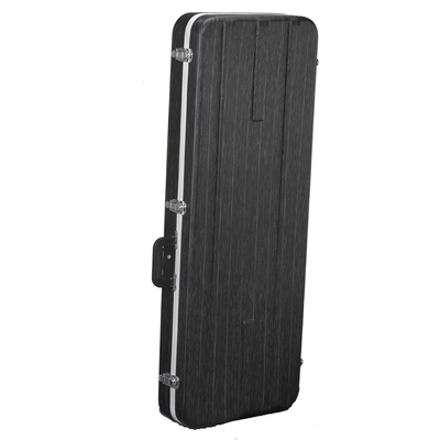 ABS het Plastic Geval van het Gitaarrek met Transparant Front Panel No Wheels
