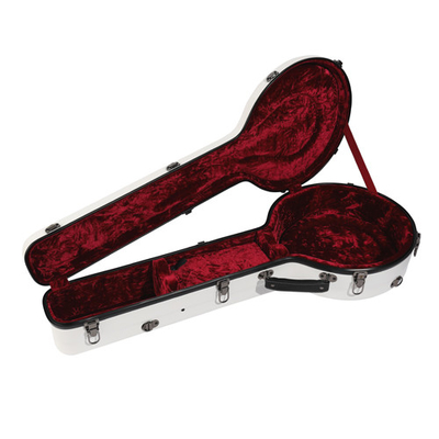 Meerdere kleuren hardshell banjo behuizing met 5 sloten schuimpudding interieur