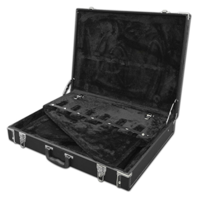 Van het de Gitaarrek van triplexhardshell van de het Gevalgitaar het Opgevulde Dragende Handvat Tribune