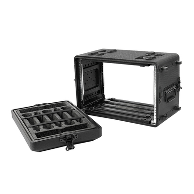 PE 10“ het Geval van het Diepte6u Shockmount Rek/Ondiep het Rekgeval van 6u