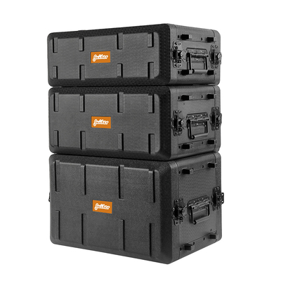 PE 10“ het Geval van het Diepte6u Shockmount Rek/Ondiep het Rekgeval van 6u
