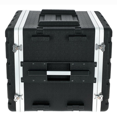 4 de draai sluit Zwart Rek opzet Geval 17“ Diepteabs 10u Rolling Rekgeval