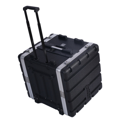 ABS 19“ Rolling de Vluchtrek van 10U zetten Geval met Wielen voor de Audio van DJ op