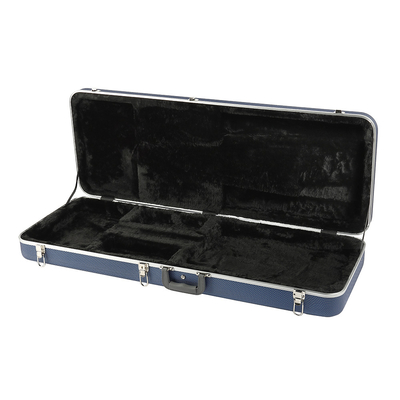 ABS Rechthoekig Elektrisch Gitaar Hard Geval Shell Blue Waterproof