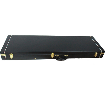 BEREIK 220 Triplex Elektrisch Bass Guitar Hard Case Black of past Kleur aan