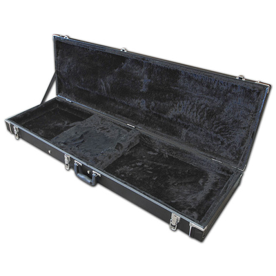 BEREIK 220 Triplex Elektrisch Bass Guitar Hard Case Black of past Kleur aan