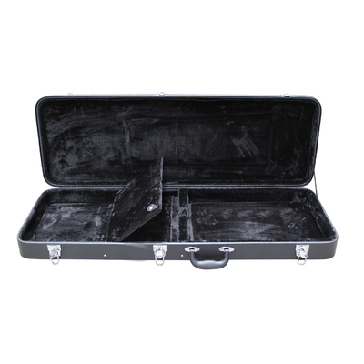 BEREIK 220 Triplex Elektrisch Bass Guitar Hard Case Black of past Kleur aan