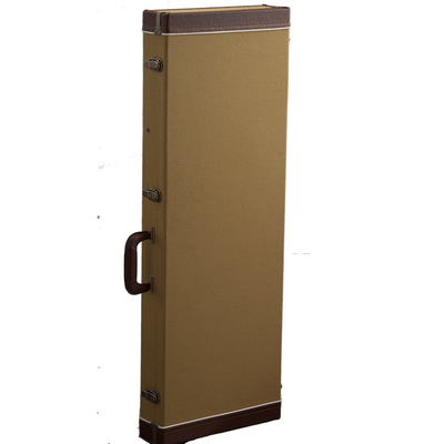 Het Schuim + Pluche Linner van triplexbass guitar hard case tweed