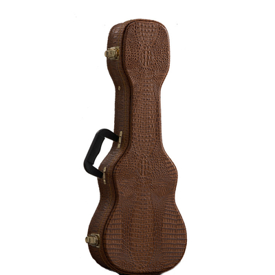Van het de Ukelele Harde Geval van de krokodil Houten Discant Dubbele de Rugzakriemen