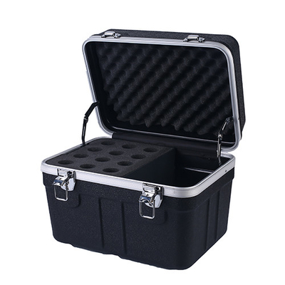 12pcs ABS Draadloos het Gevalaluminium en Schuim van de Microfoonvlucht