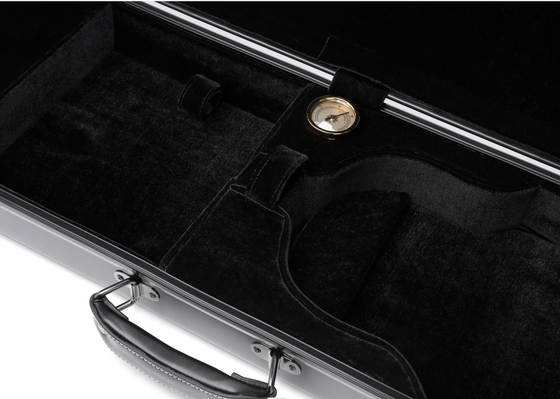 Het duurzame Bestand Water van het het Leerhandvat van Glasvezelshell violin hard case with