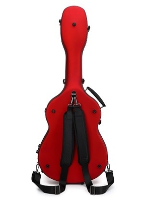 Matte Red Fiberglass Classical Guitar-de Onderbrekingsweerstand van het Rekgeval