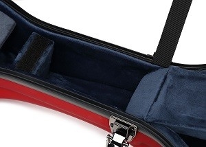 Matte Red Fiberglass Classical Guitar-de Onderbrekingsweerstand van het Rekgeval