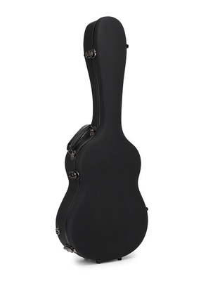 Het Harde Geval van pvc Matte Black Leather Fiberglass Guitar met Rugzakriemen