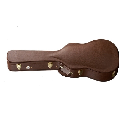 Bruine Plywooden 38“ Geval 13cm van het Gitaarrek Voering van de Hals de Dikke Pluche
