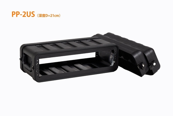 Heavy Duty 19 Inch Rack Case Impact Protection Gemakkelijk mee te nemen