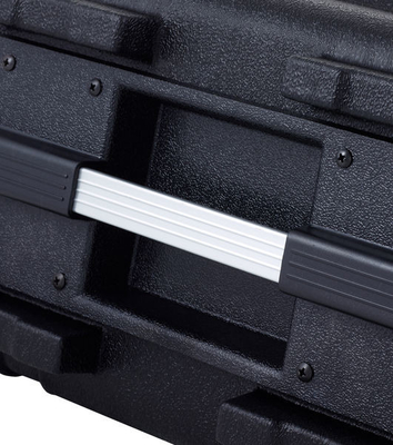 4U ABS rack case met afneembare deuren bovenste en zijkant handvat