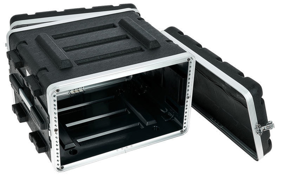 6U ABS rack case met afneembare deuren voor 2U 4U 3U 8U 10U ruimtes