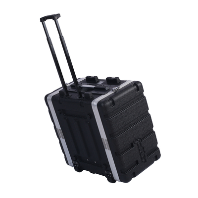 Laag profiel 4U-rack behuizing met wielen schokbestendigheid Ruimtebesparing